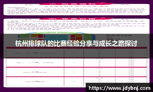 杭州排球队的比赛经验分享与成长之路探讨